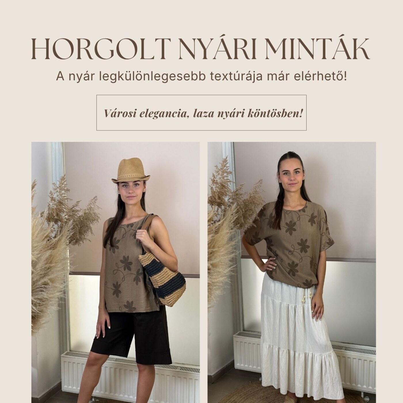 Horgolt nyári minták