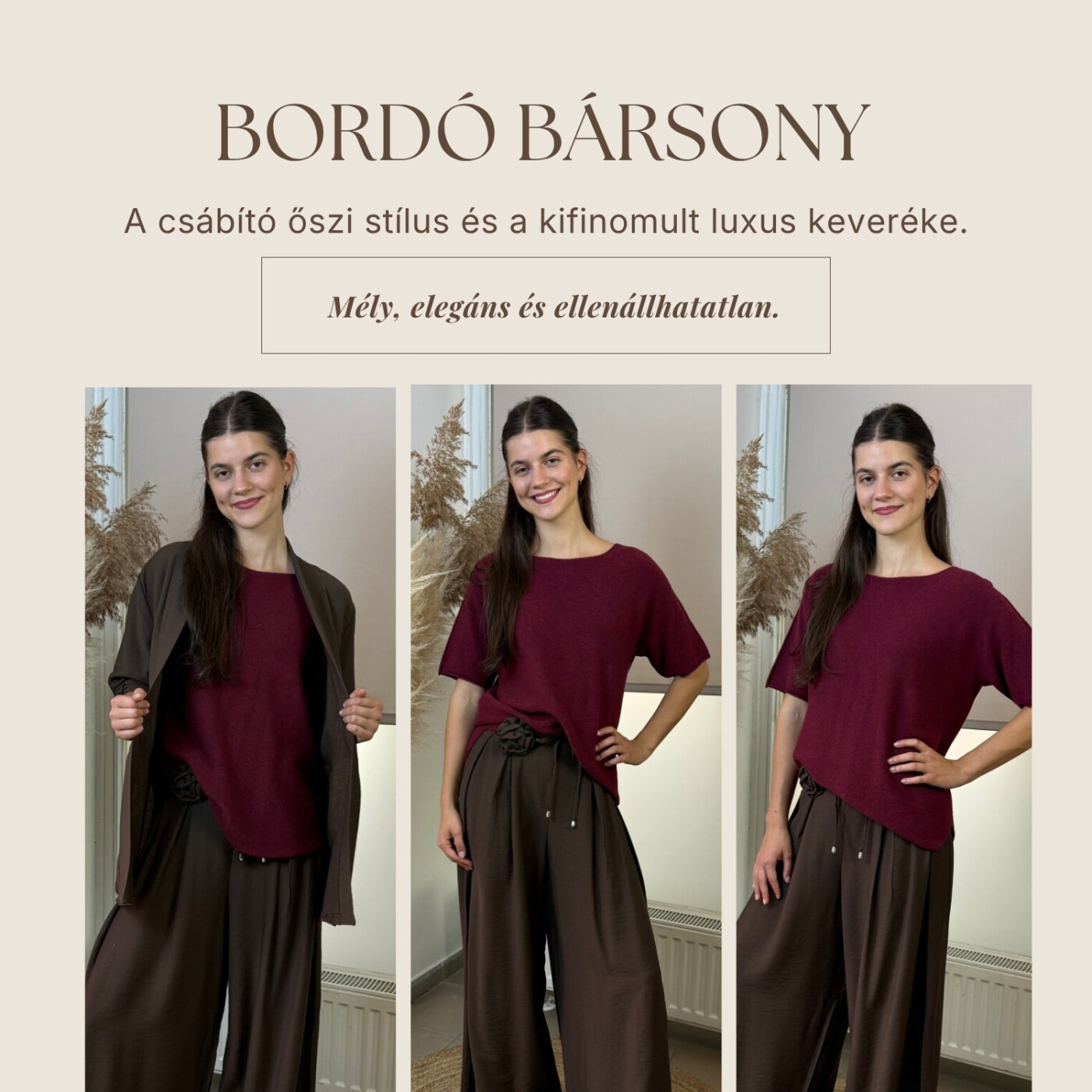Bordó bársony