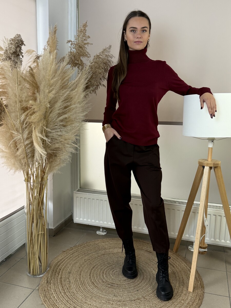 Zsebes mom fit nadrág