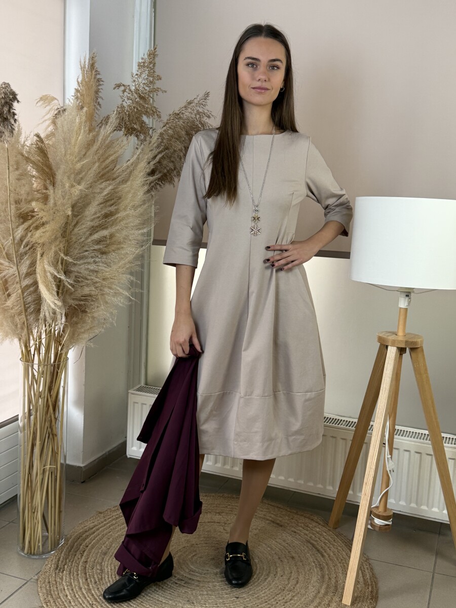 Zsebes hagymaruha - bézs - Kép 9