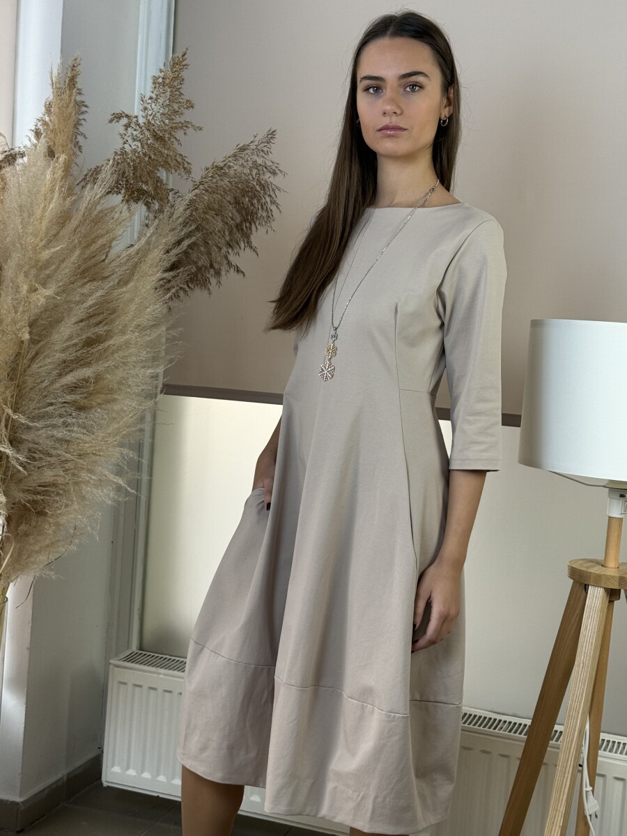 Zsebes hagymaruha - bézs - Kép 10