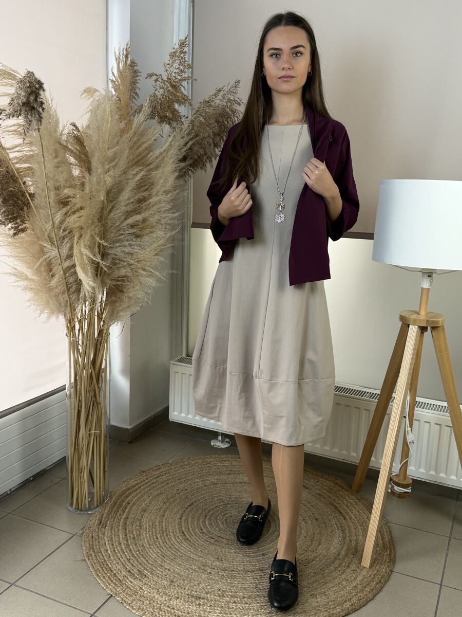 Zsebes hagymaruha - bézs - Kép 3