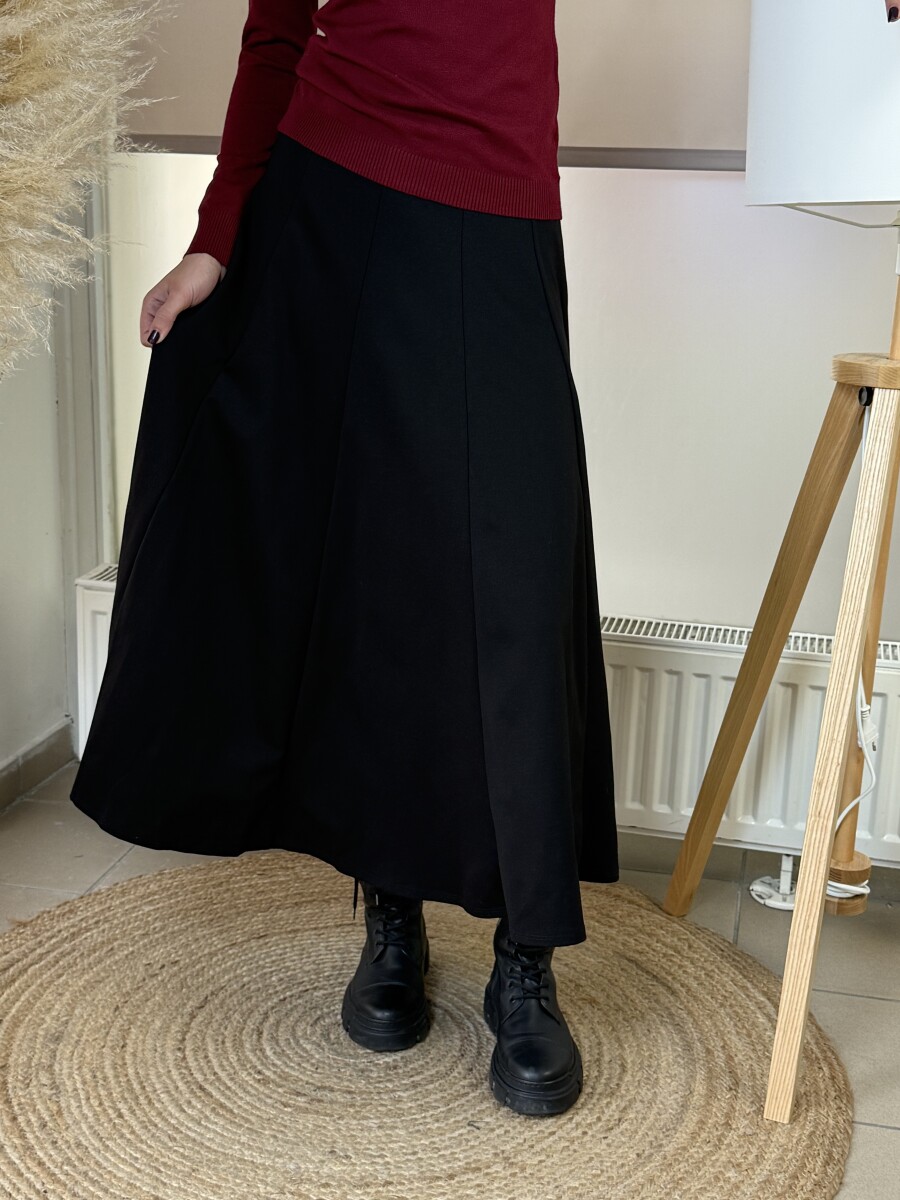 Harang alakú szoknya - fekete - Kép 6