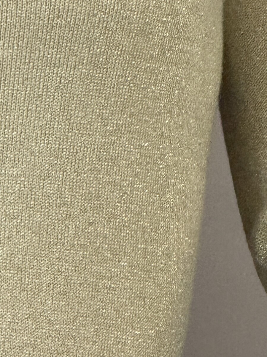 Csillogós garbó - krém - Kép 5