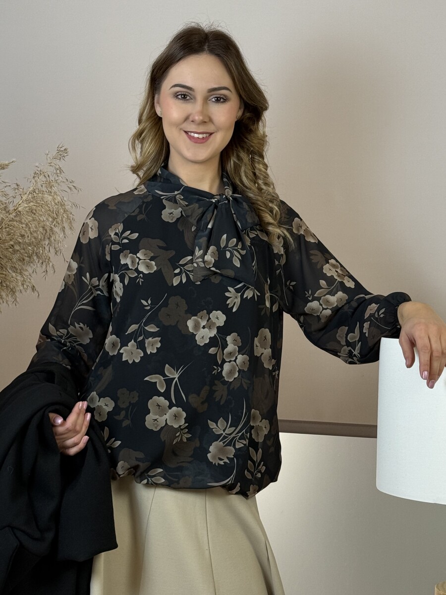 Masnis Blúz - fekete - Kép 10