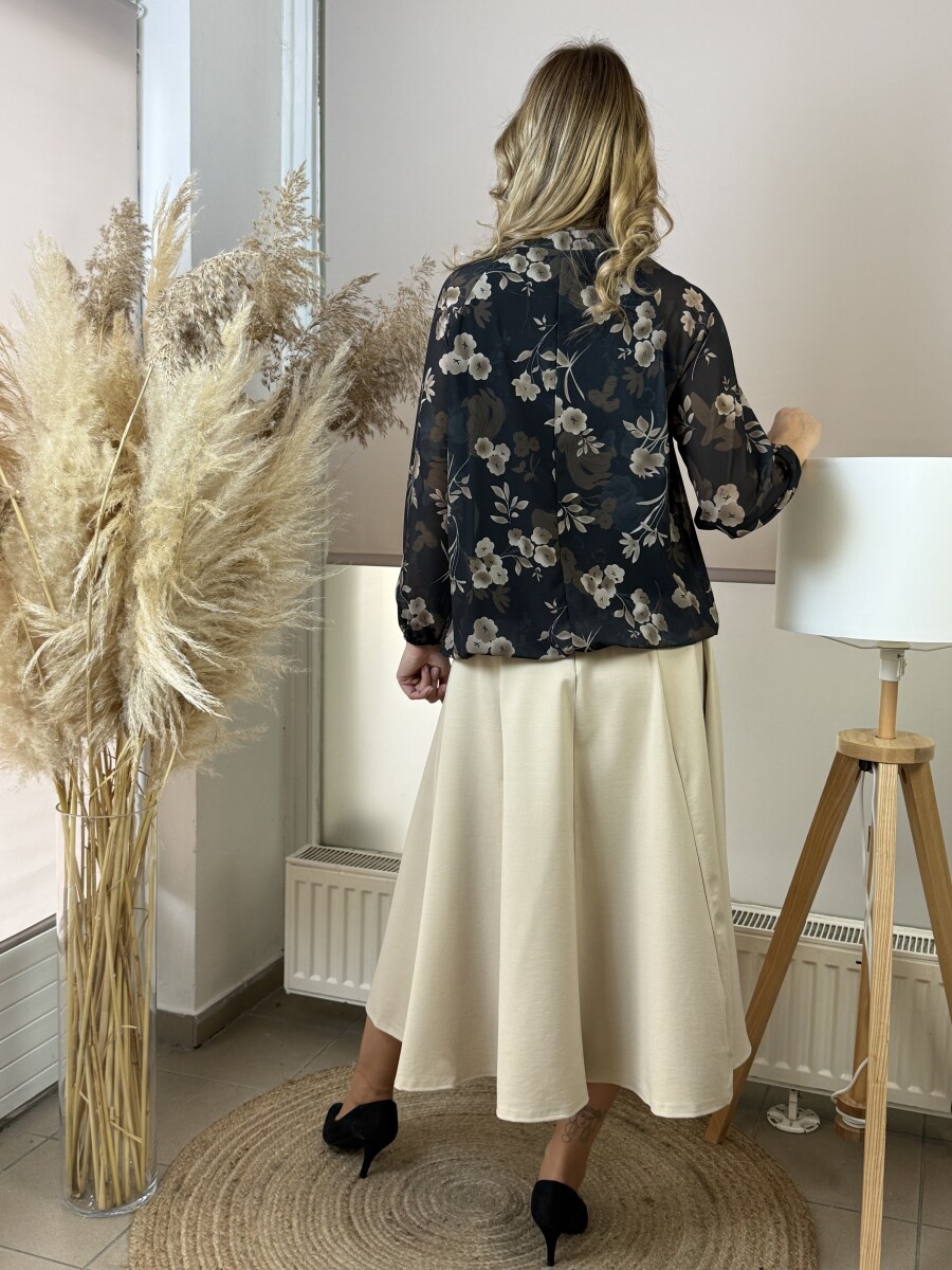 Masnis Blúz - fekete - Kép 9