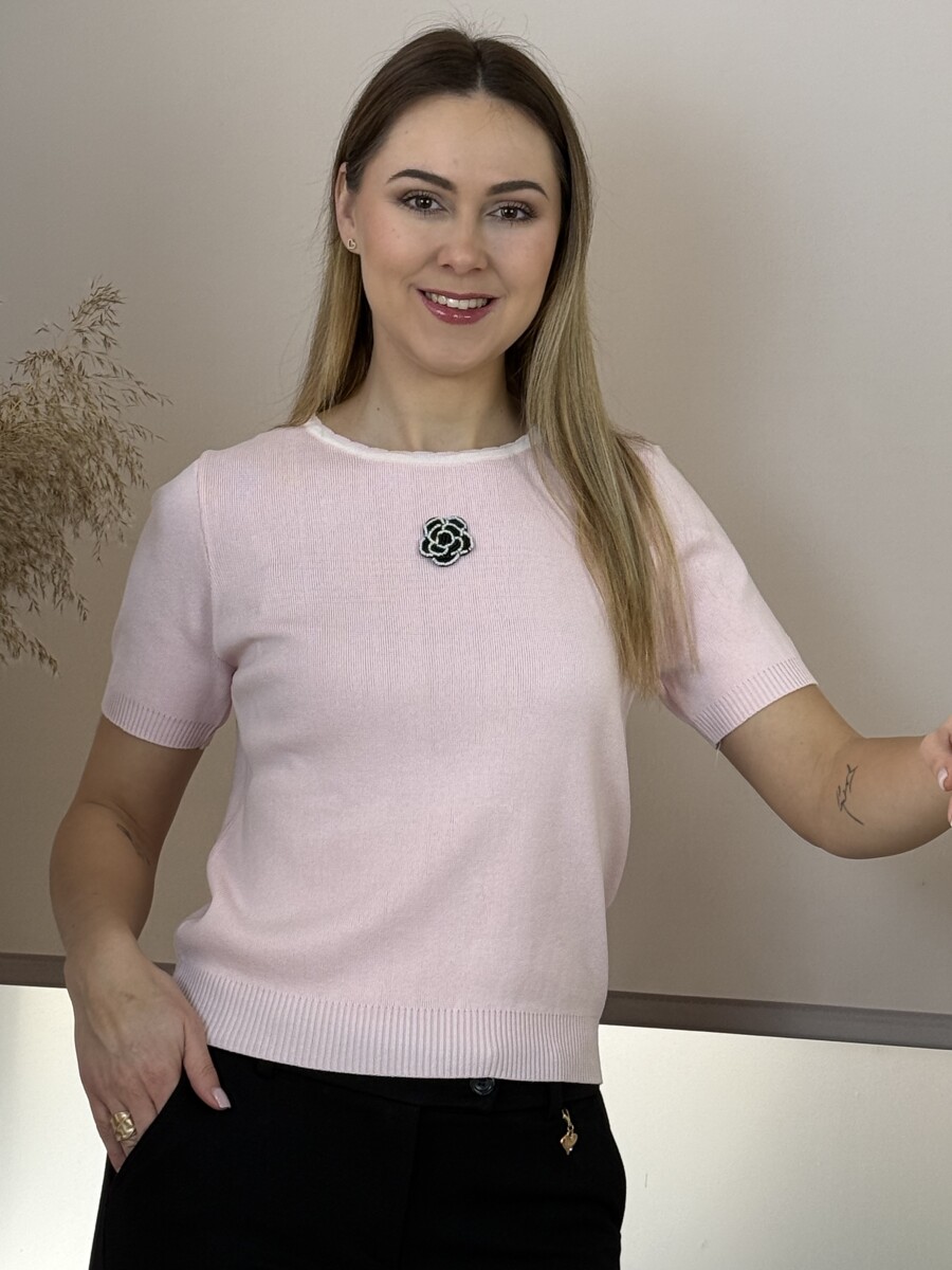 Kötött pulóver - rózsaszín - Kép 6