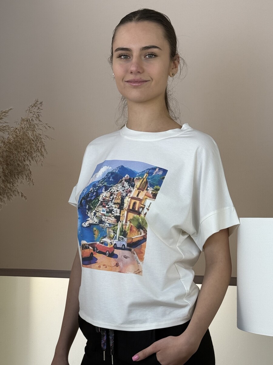 T ujjú póló - fehér - Kép 6