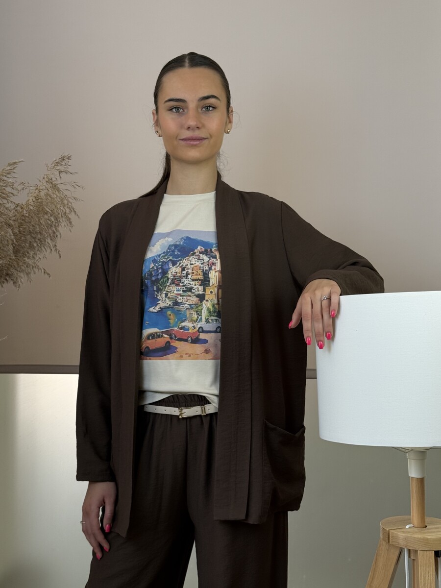 Nyári Kabát - barna - Kép 9