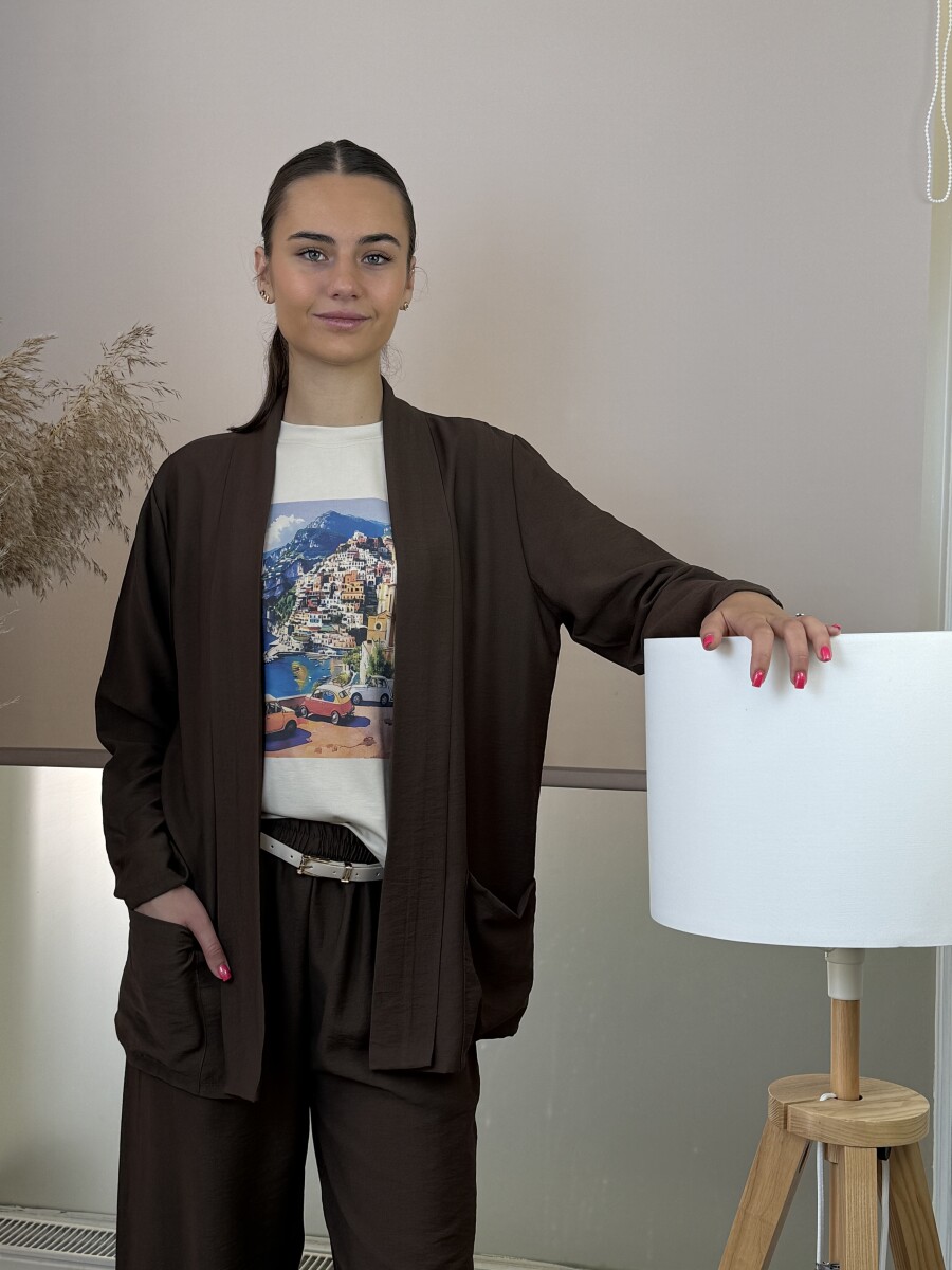 Nyári Kabát - barna - Kép 5
