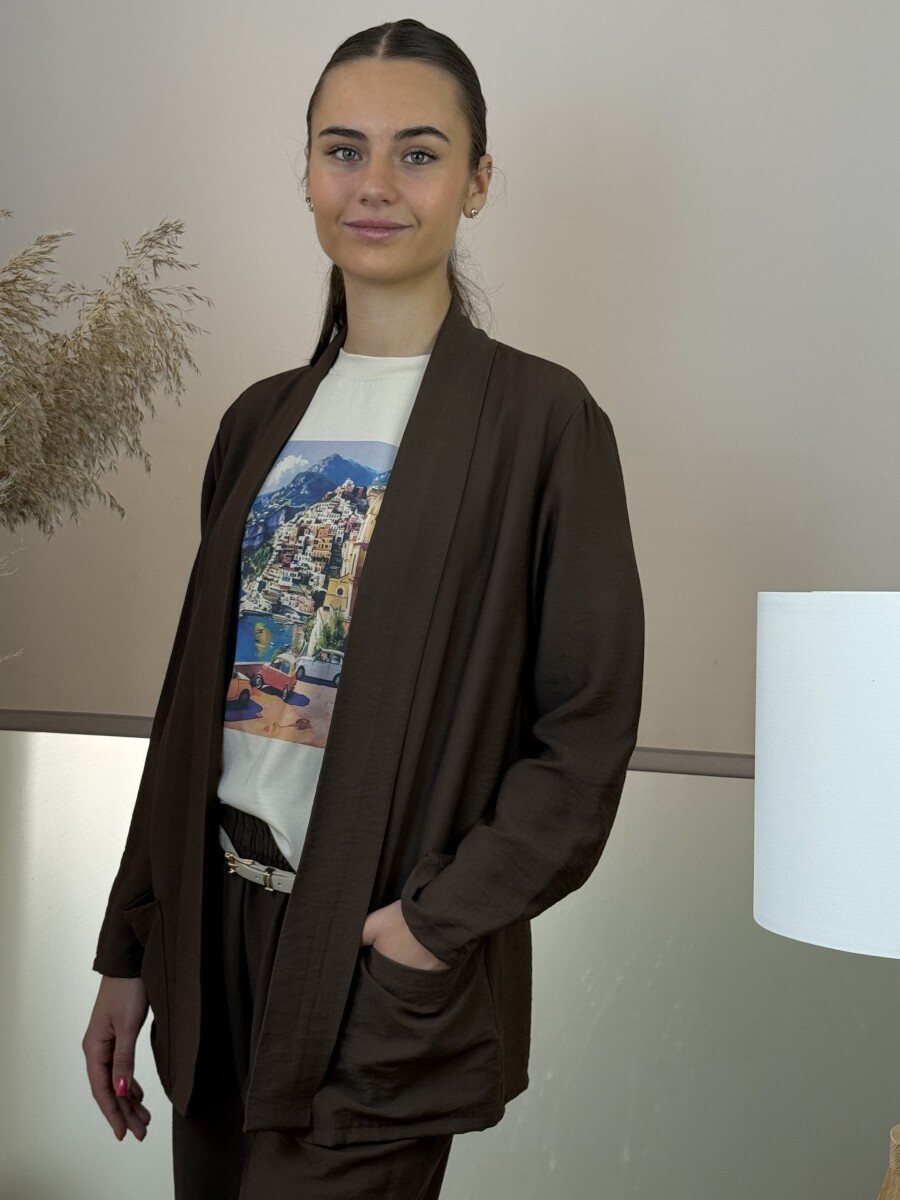 Nyári Kabát - barna - Kép 2