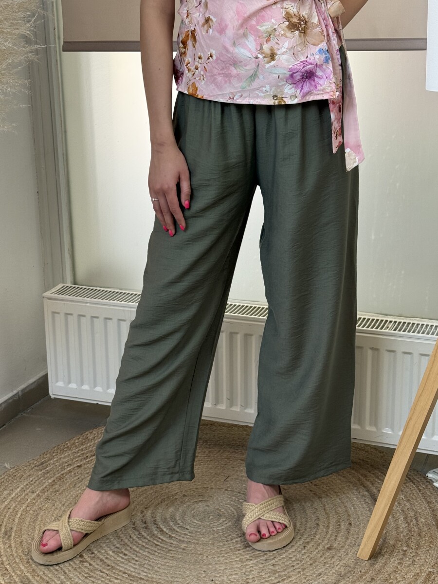 Nyári Nadrág - khaki - Kép 6