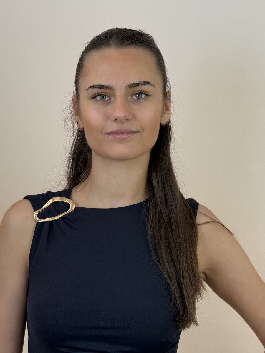 Arany csatos húzott blúz - sötétkék - Kép 9