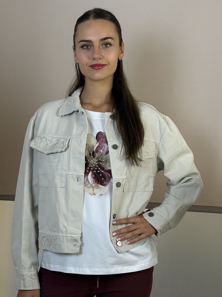 Rojtos farmer dzseki - bézs - Kép 11