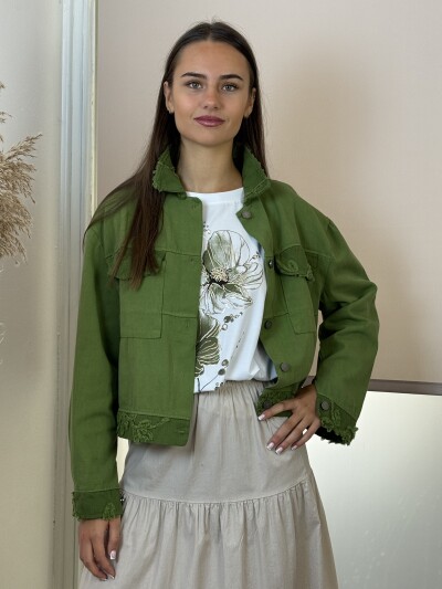 Rojtos farmer dzseki - pisztácia
