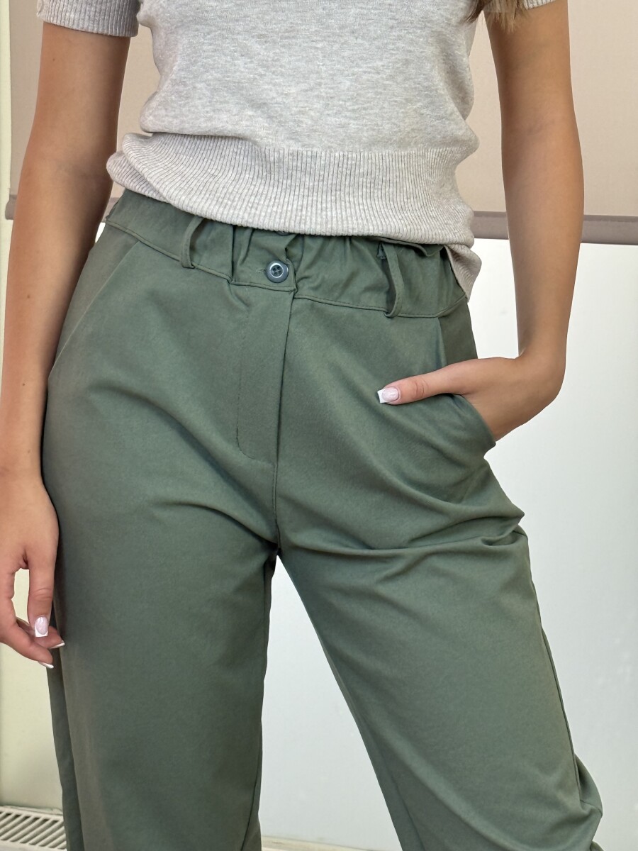 Öves Nadrág - khaki - Kép 30