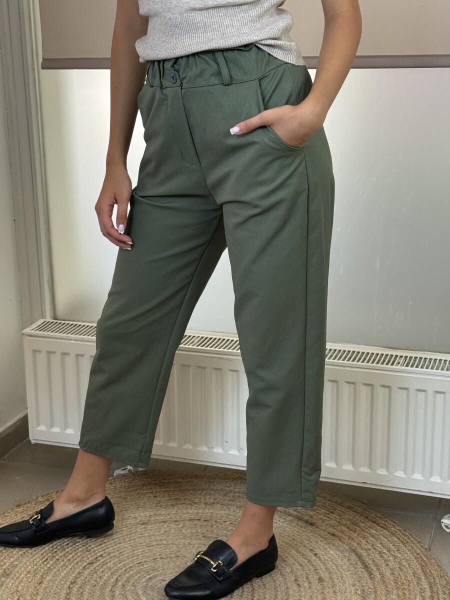 Öves Nadrág - khaki - Kép 19