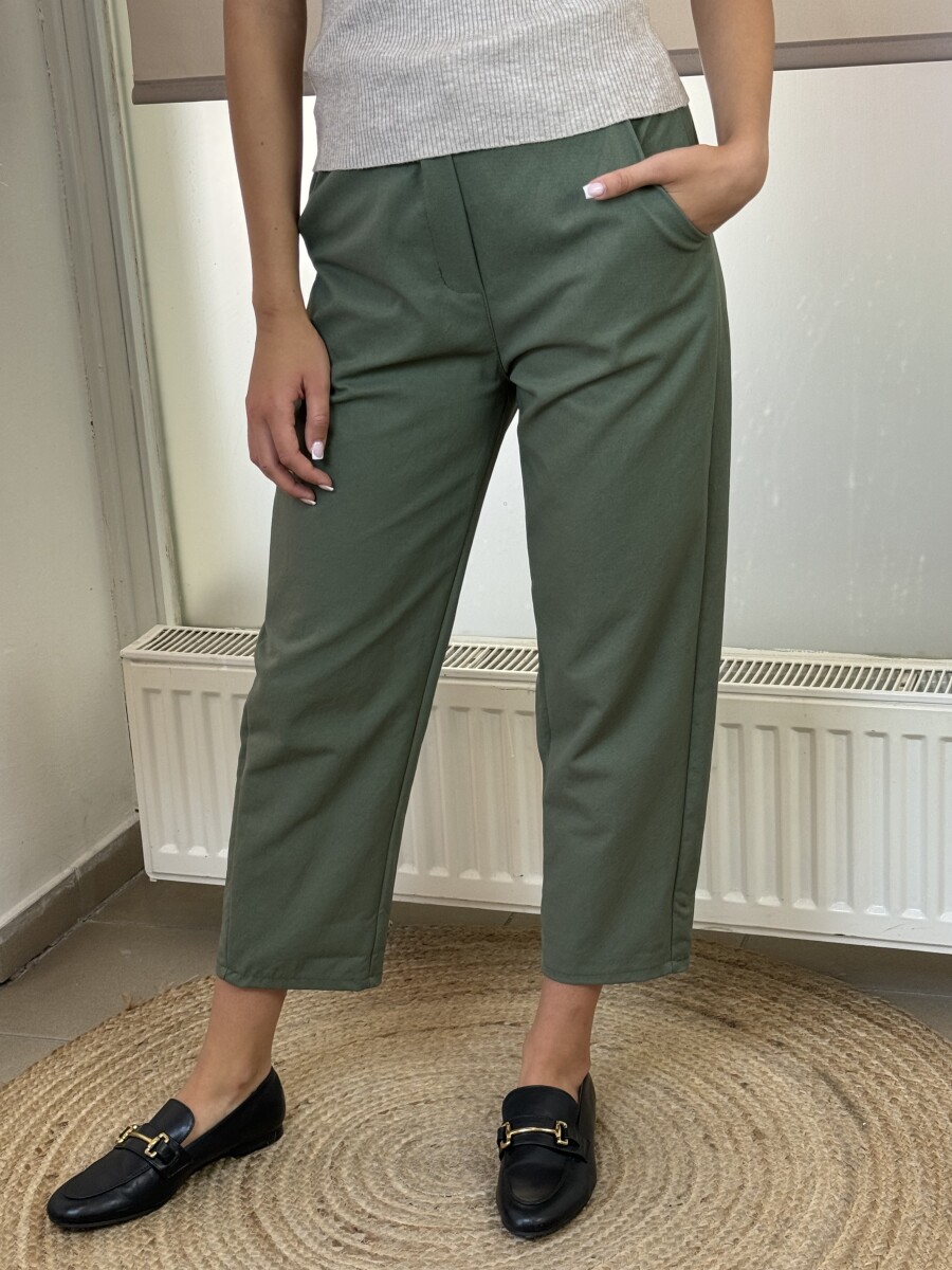 Öves Nadrág - khaki - Kép 11