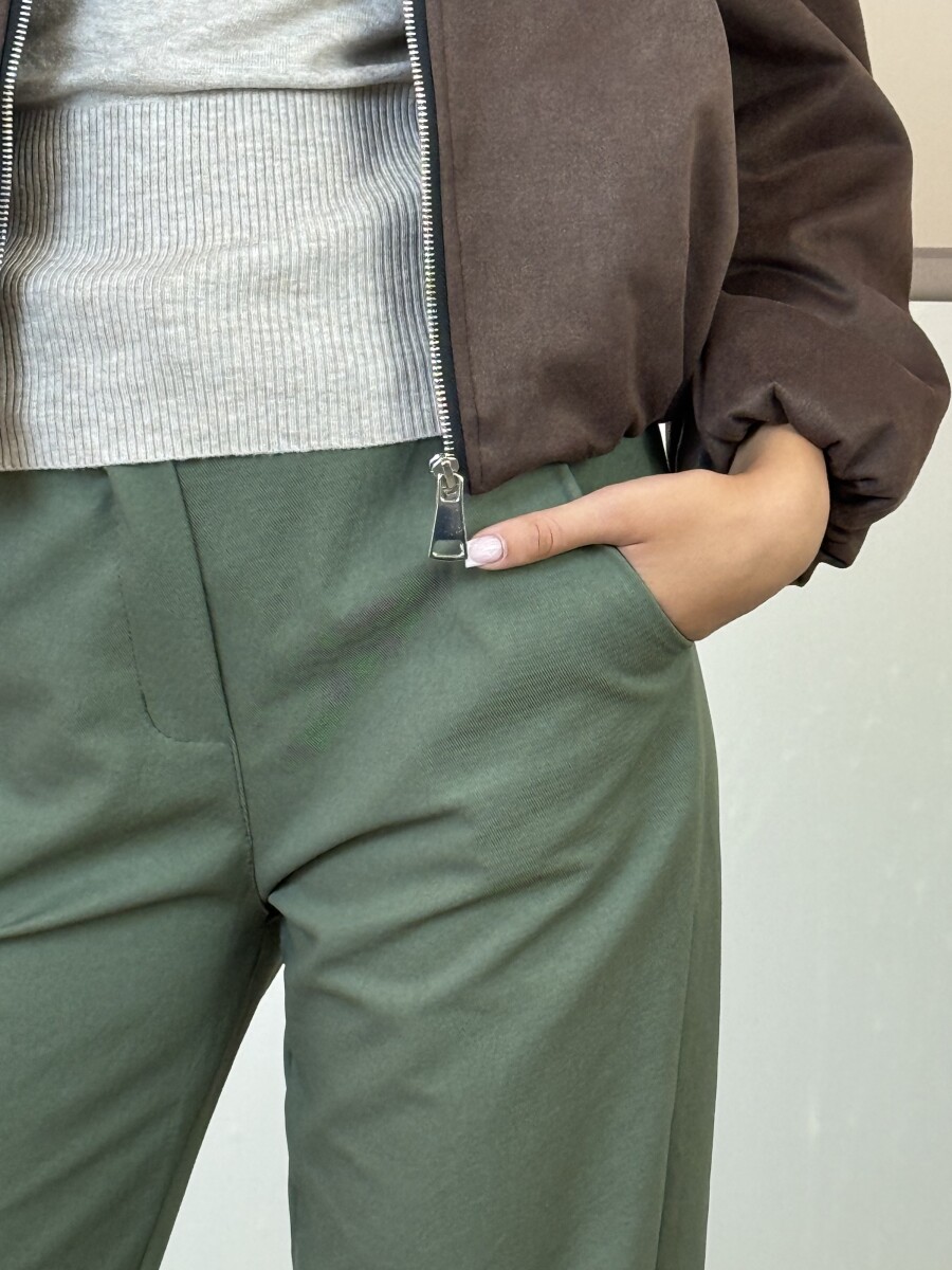Öves Nadrág - khaki - Kép 20