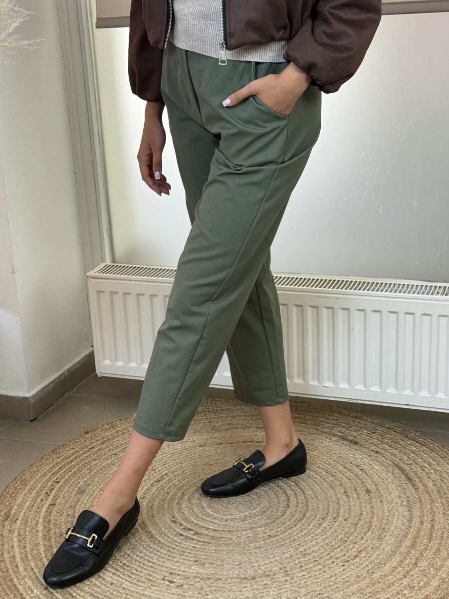 Öves Nadrág - khaki - Kép 25