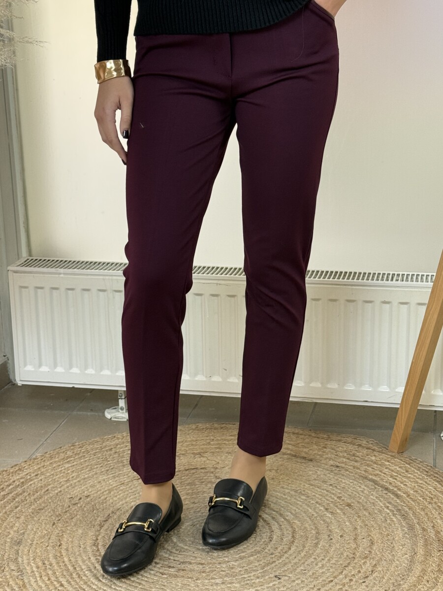 Svédzsebes nadrág - bordó - Kép 6