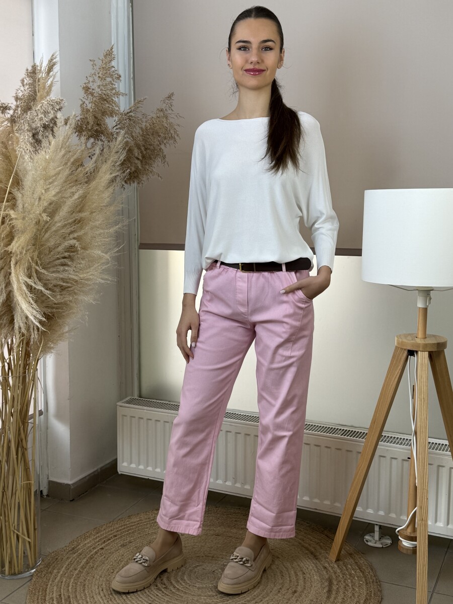 Bőszárú pamutvászon nadrág