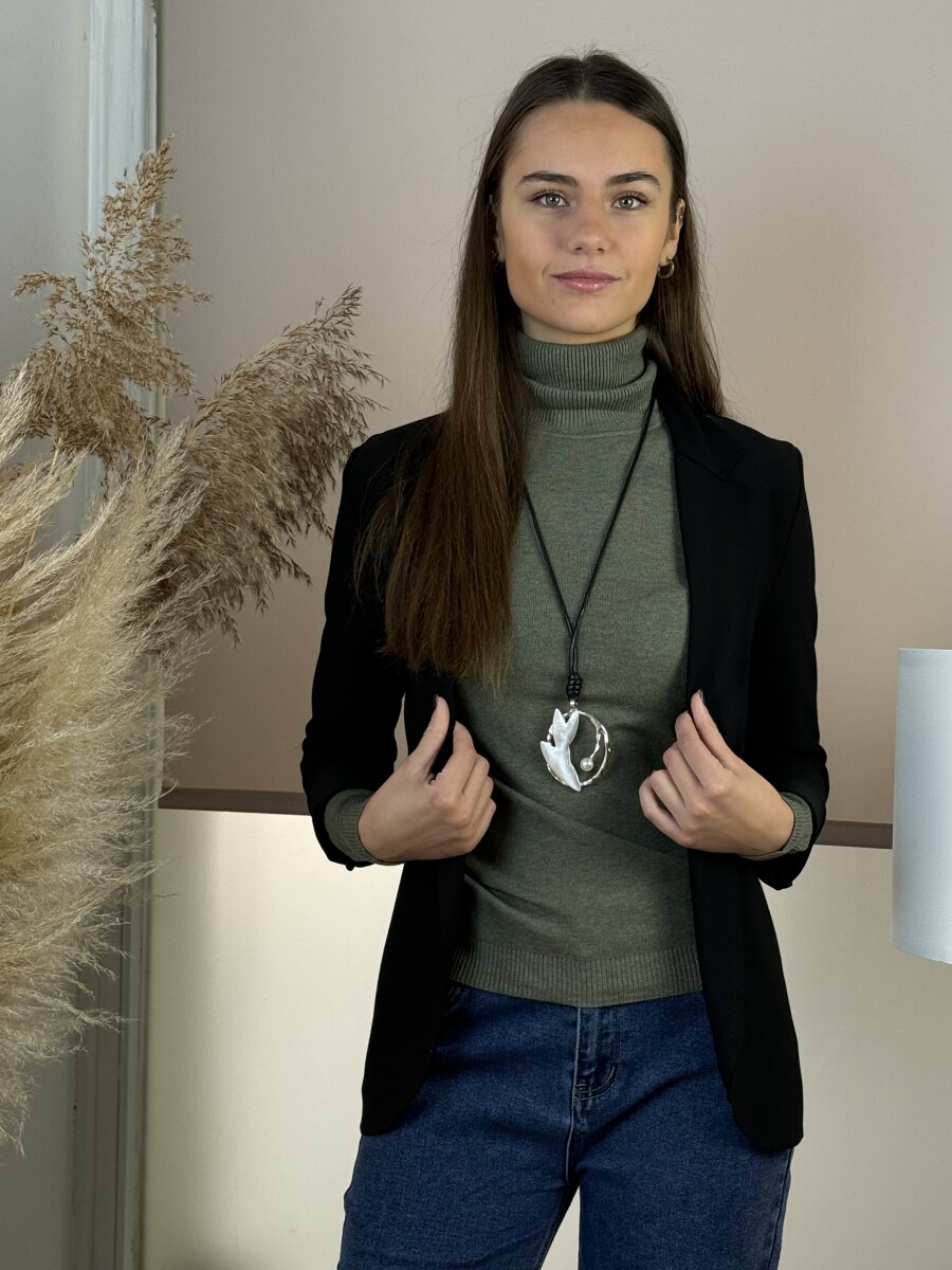 Sálgalléros hosszított zakó