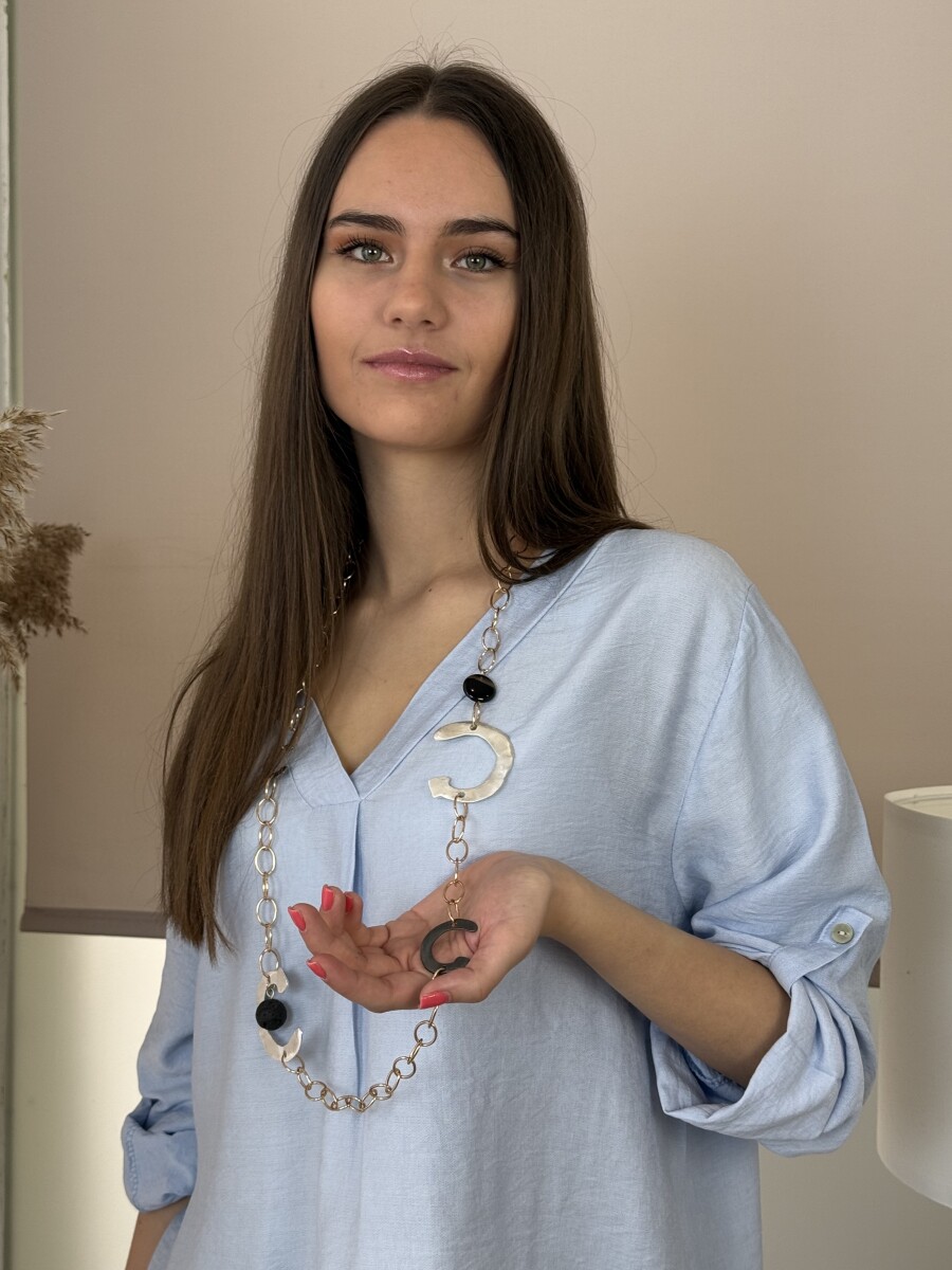 Arany láncos,c medálos nyaklánc - arany - Kép 5