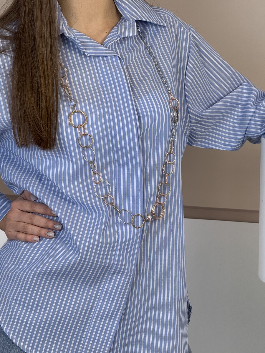 Arany,rosegold kör Nyaklánc - arany - Kép 2