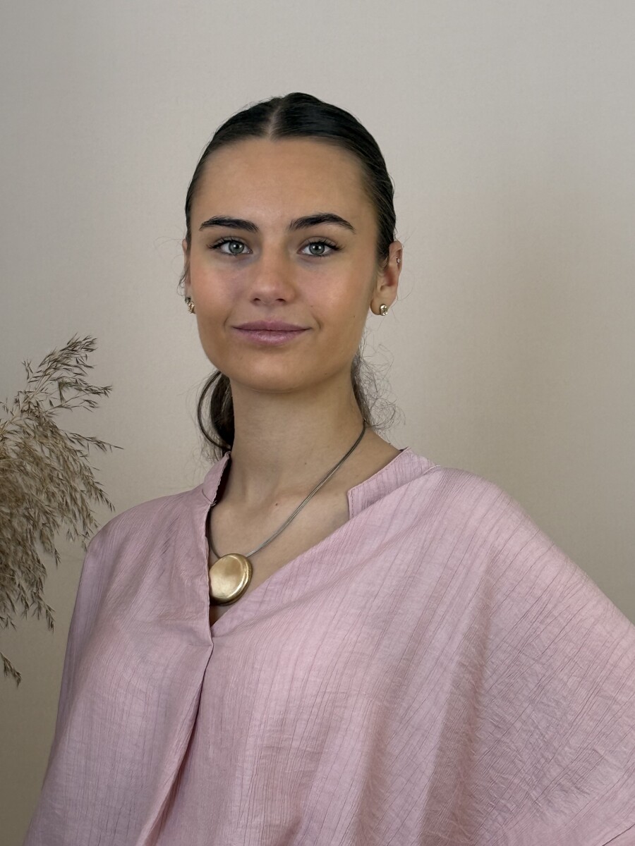 Karcolt kör medálos nyaklánc - arany - Kép 2