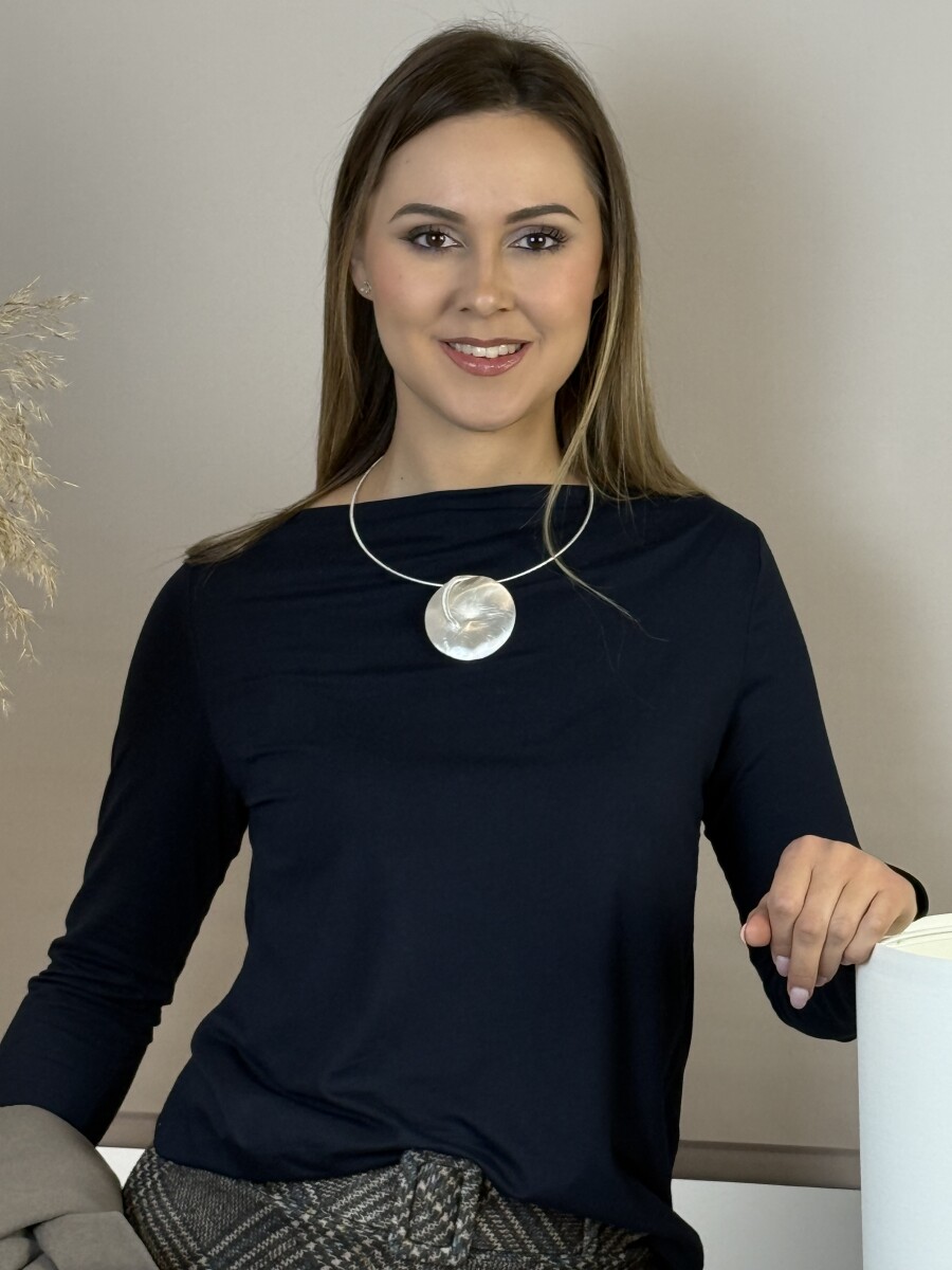 Karcolt körmedálos nyaklánc - ezüst - Kép 8