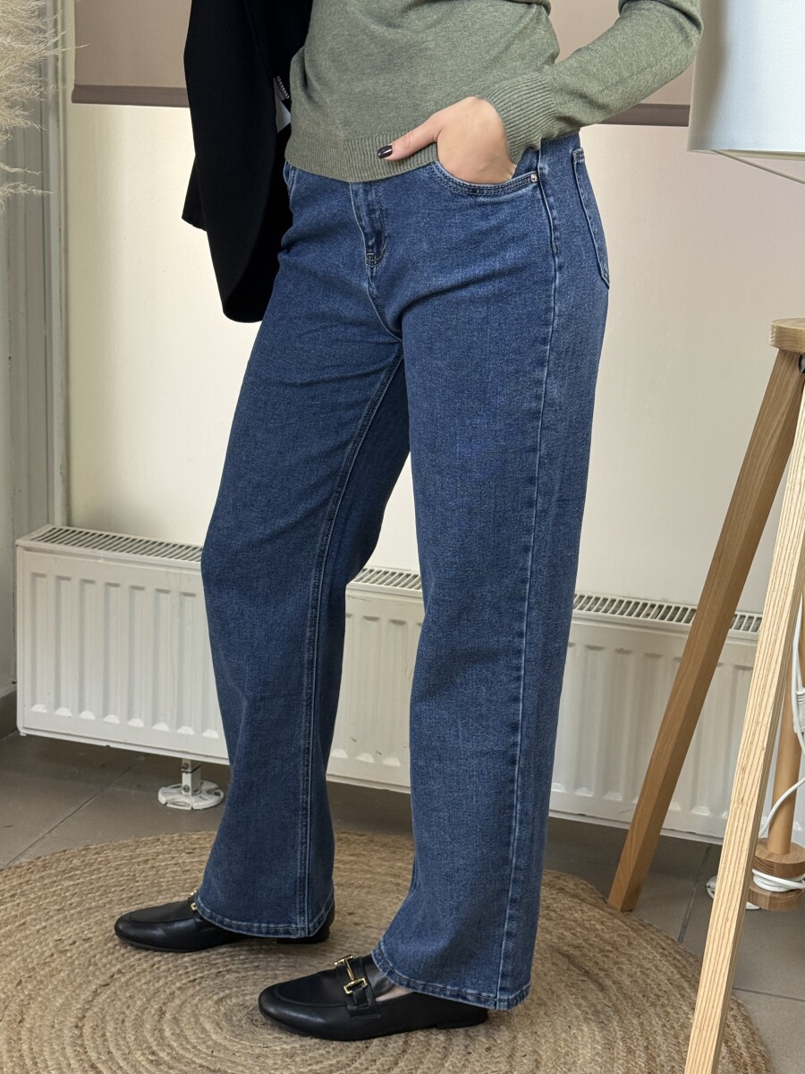 Bőszárú farmer - farmerkék - Kép 3