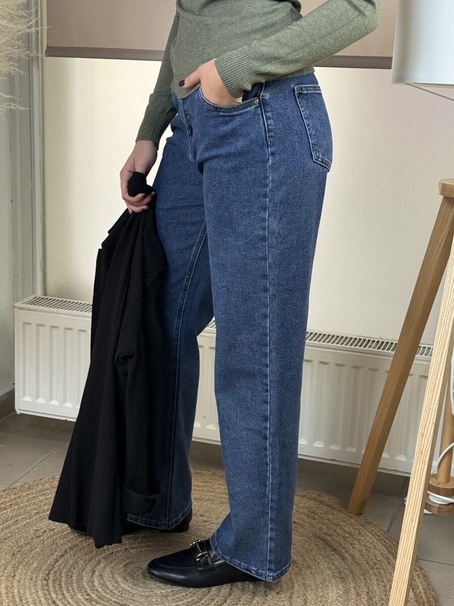 Bőszárú farmer - farmerkék - Kép 9