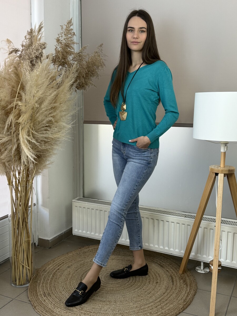 Slim fit farmernadrág - világoskék - Kép 15