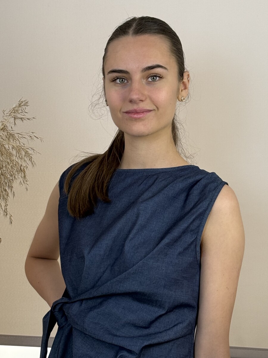 Átkötős farmer ruha - farmerkék - Kép 15