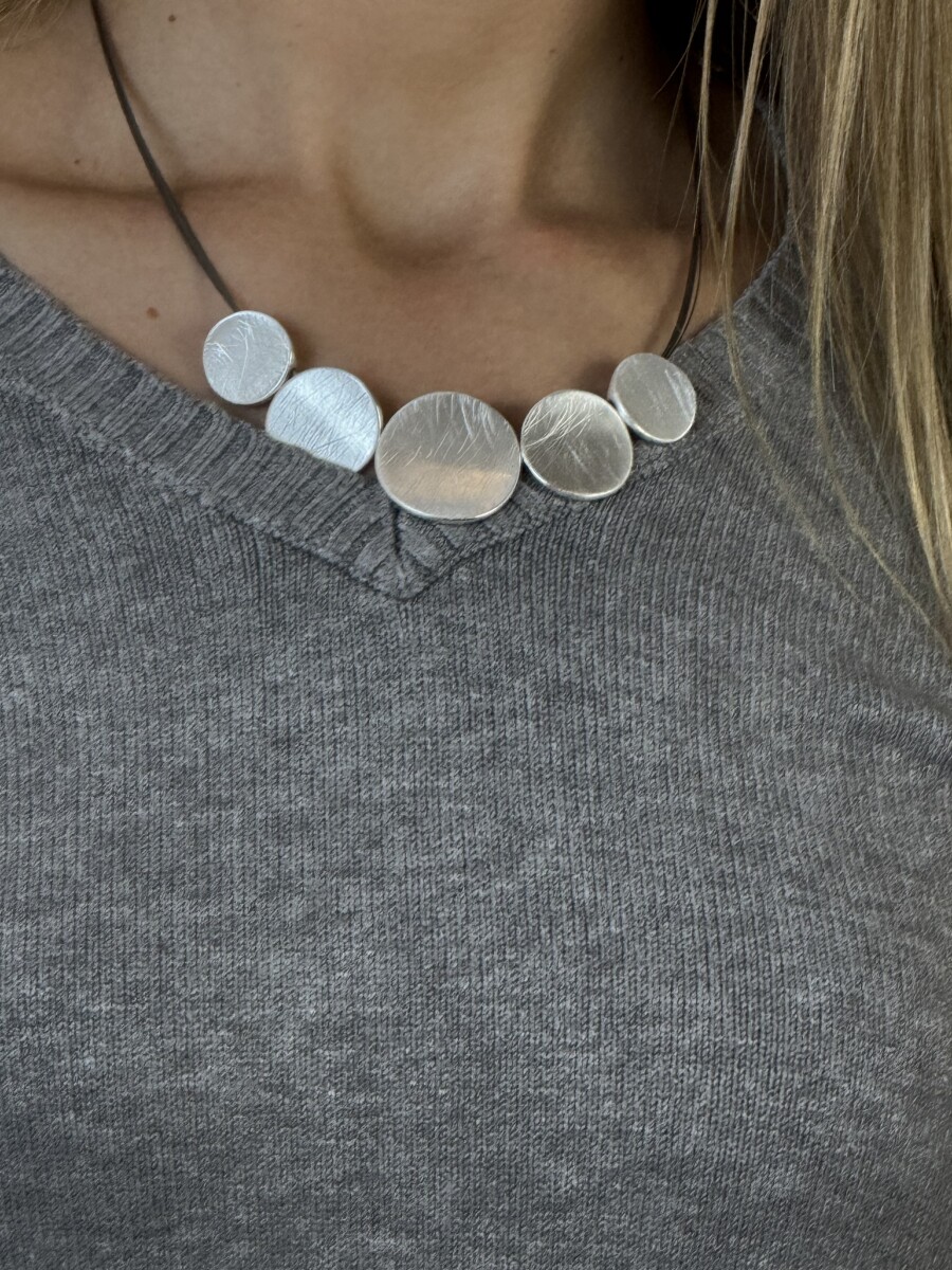 Karcoltmedálos nyaklánc - ezüst - Kép 4