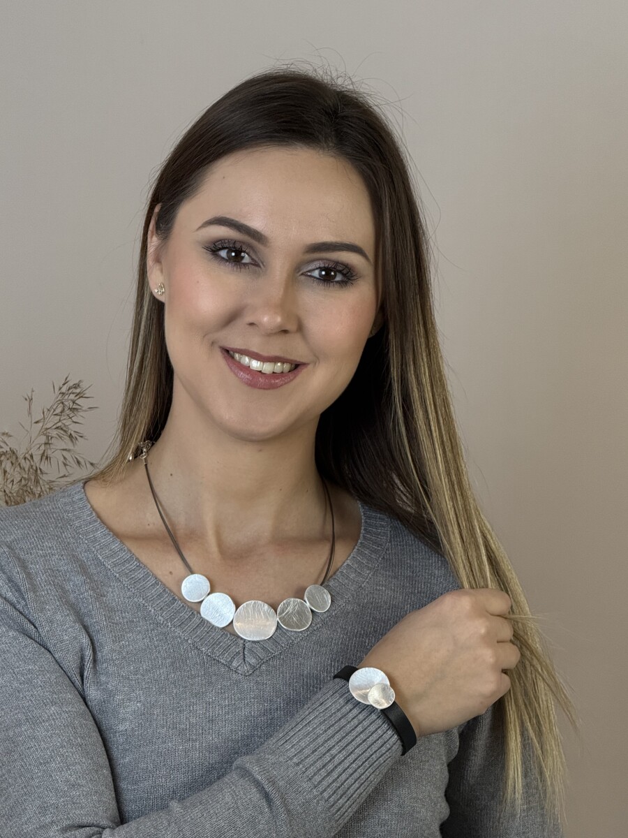 Karcoltmedálos nyaklánc - ezüst - Kép 6