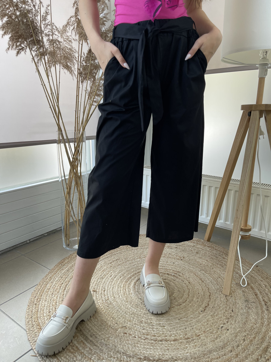 Fekete masnis nadrág - fekete - Kép 3