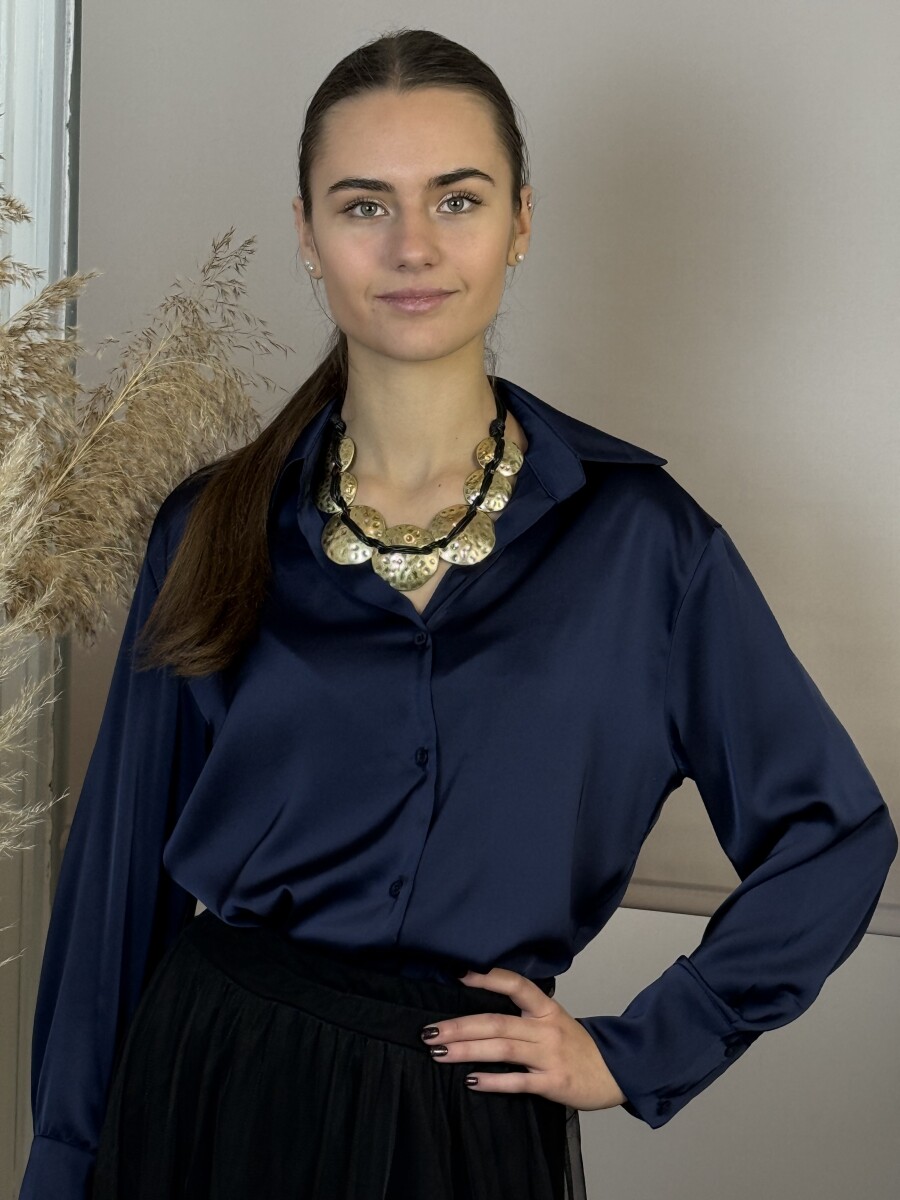 Medálos nyakék - arany - Kép 2