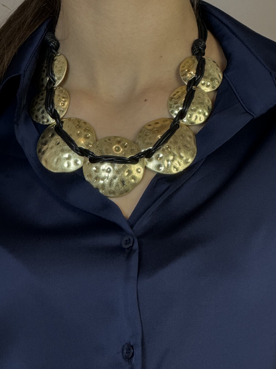 Medálos nyakék - arany - Kép 5