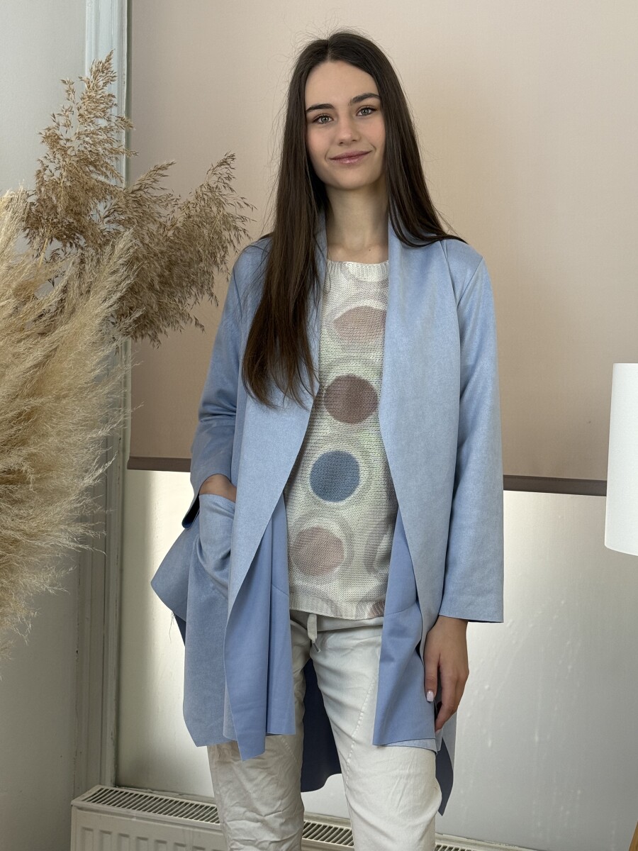 T ujjú vékony kötött mintás felső - bézs - Kép 10