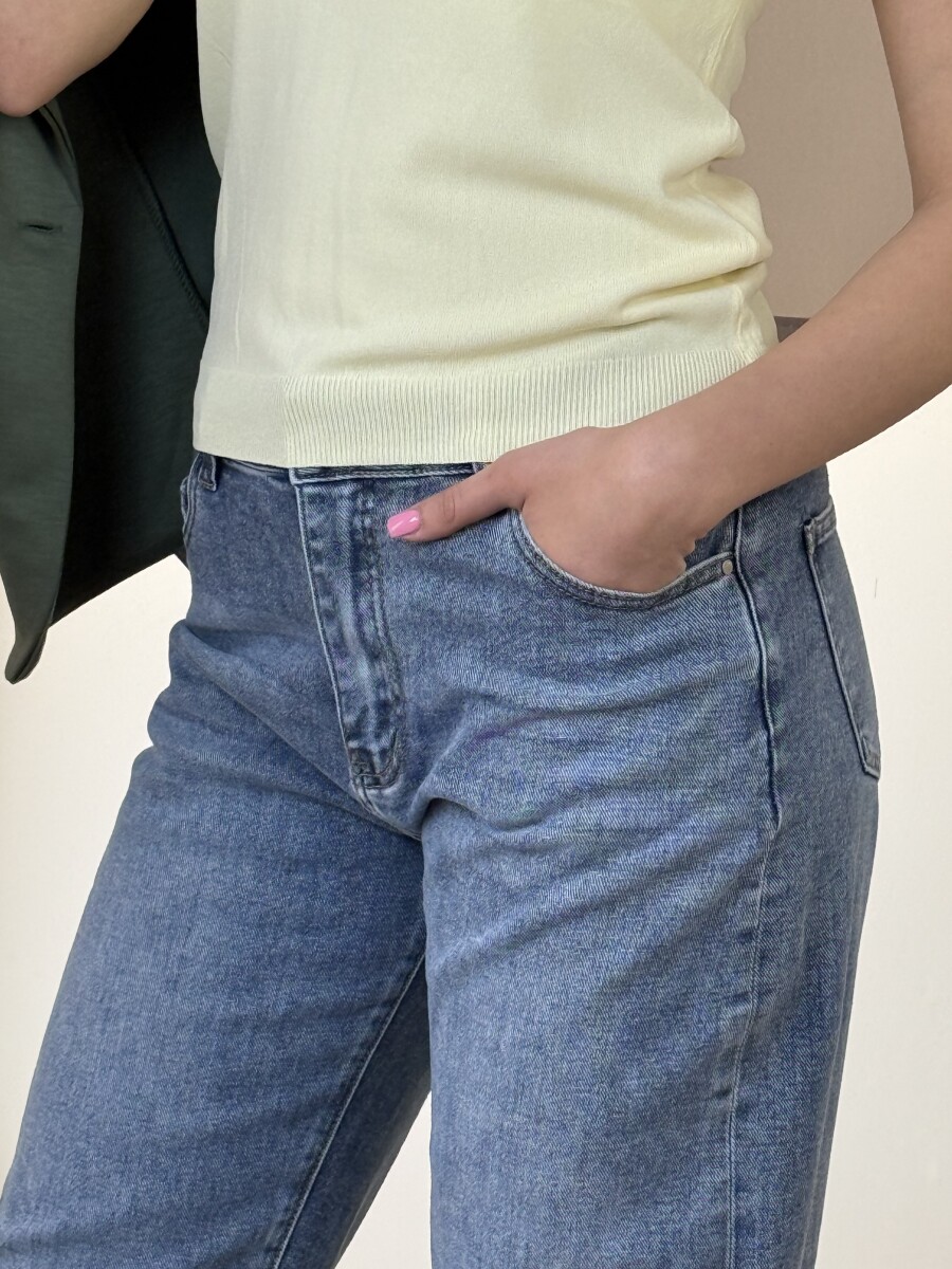 Balloon fit farmernadrág - világoskék - Kép 7