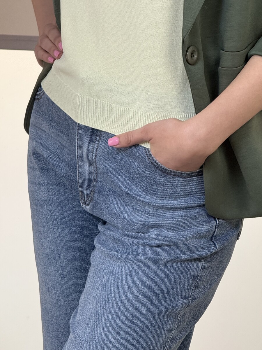 Balloon fit farmernadrág - világoskék - Kép 18