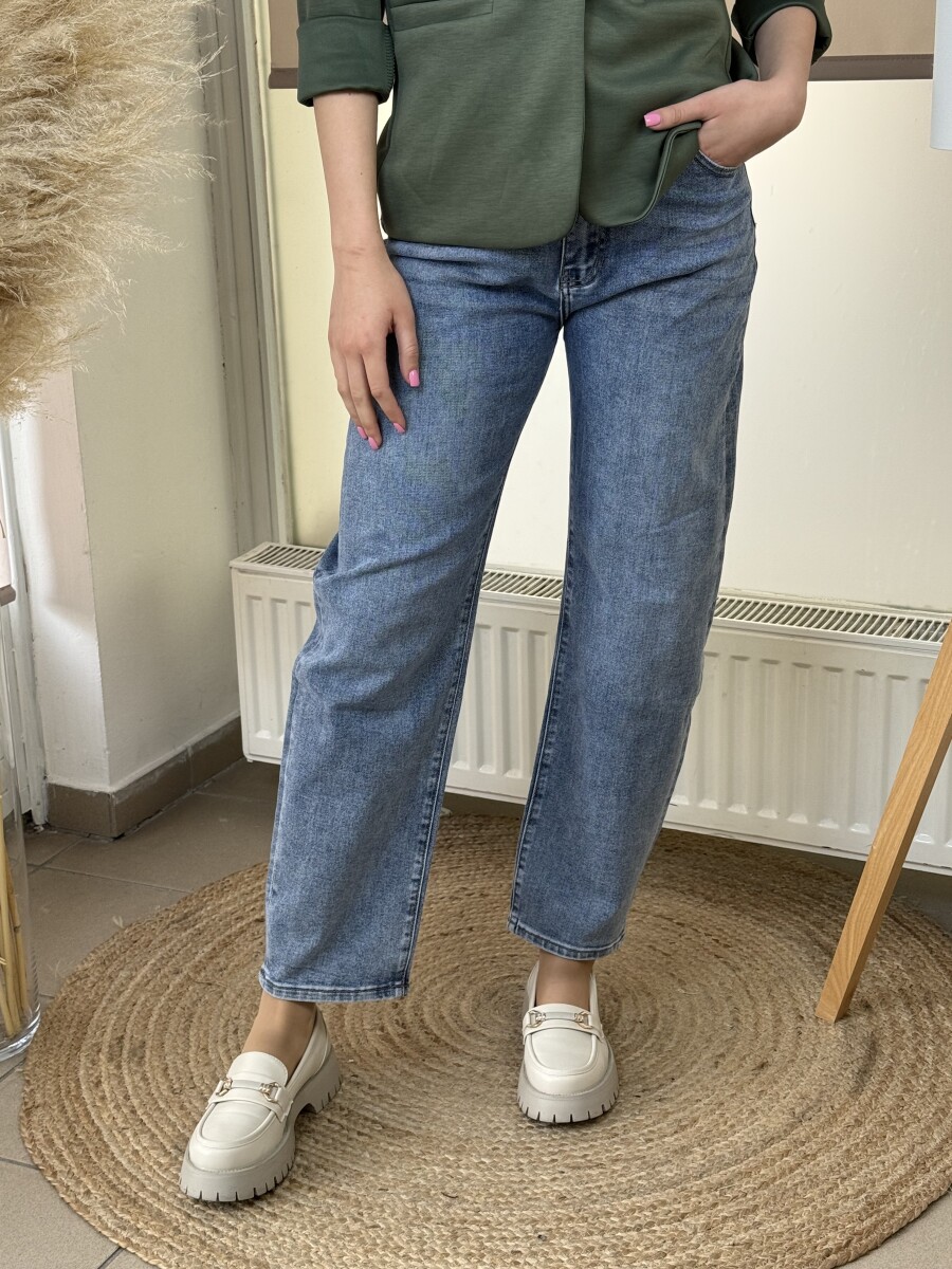 Balloon fit farmernadrág - világoskék - Kép 19