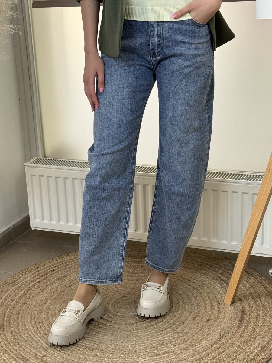 Balloon fit farmernadrág - világoskék - Kép 12