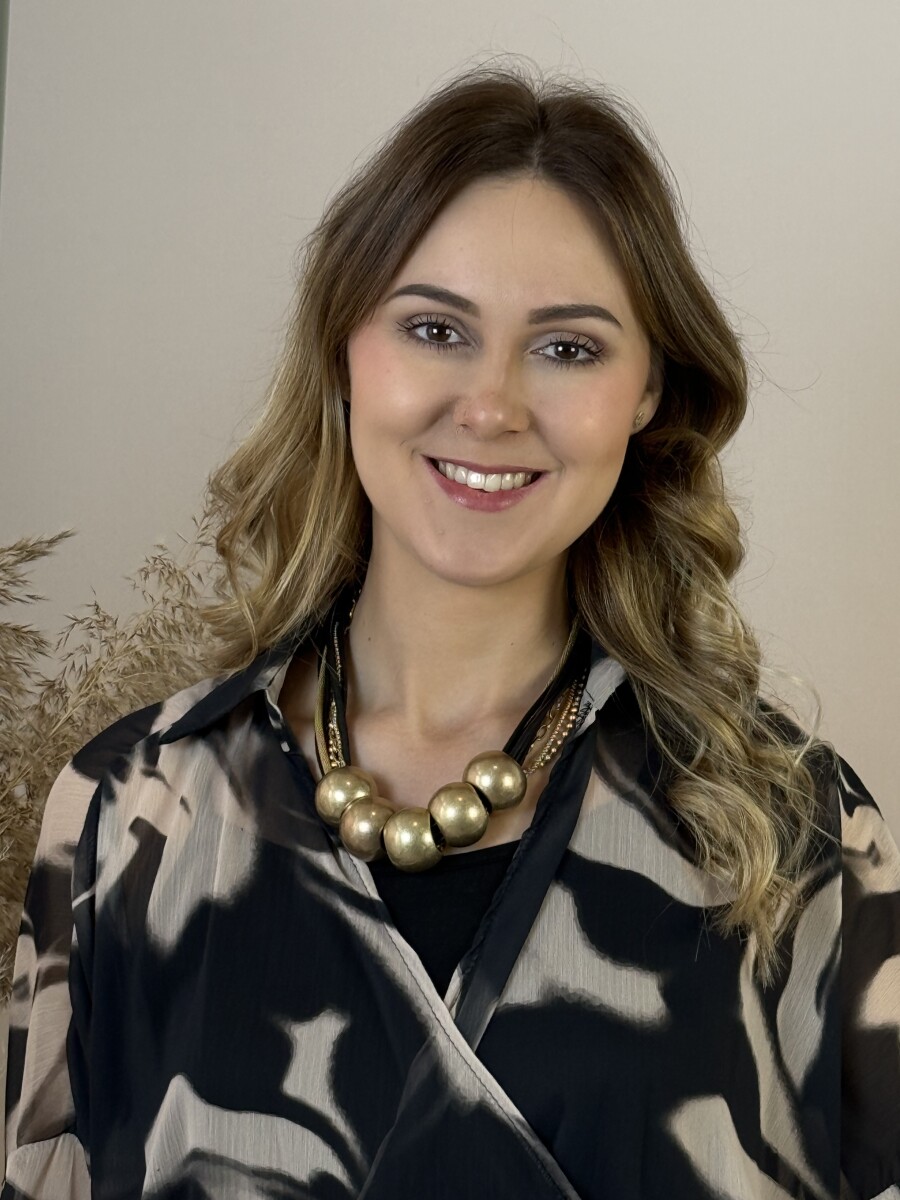 Többsoros nyaklánc - arany-fekete - Kép 8