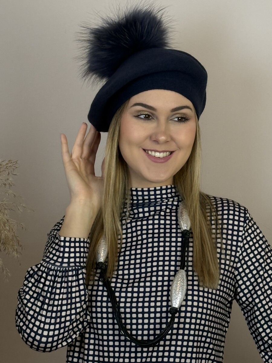 Fém díszes nyaklánc - ezüst-fekete - Kép 6