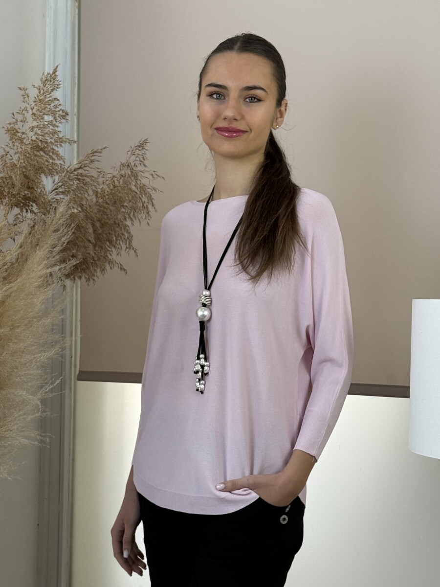 Gömb díszes Nyaklánc - ezüst-fekete - Kép 2