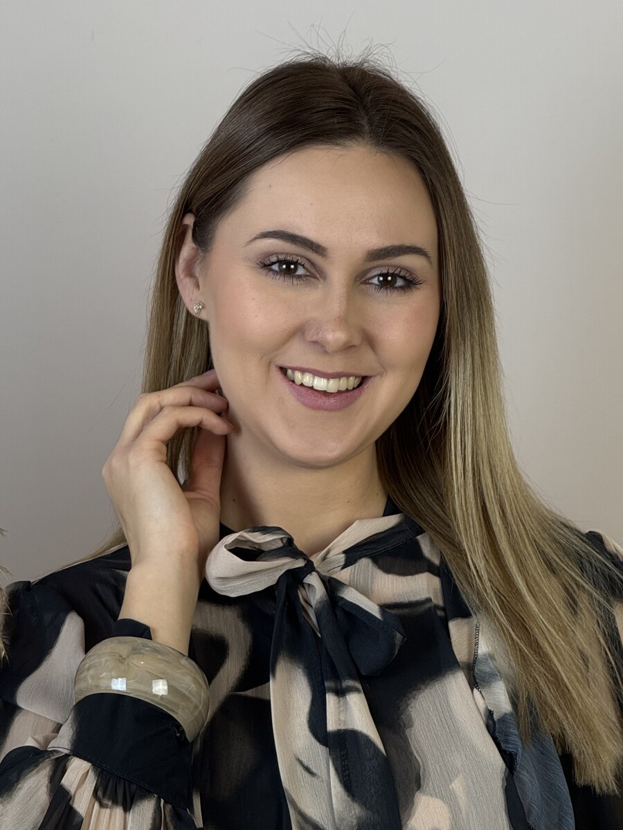 Széles karperec - bézs - Kép 6