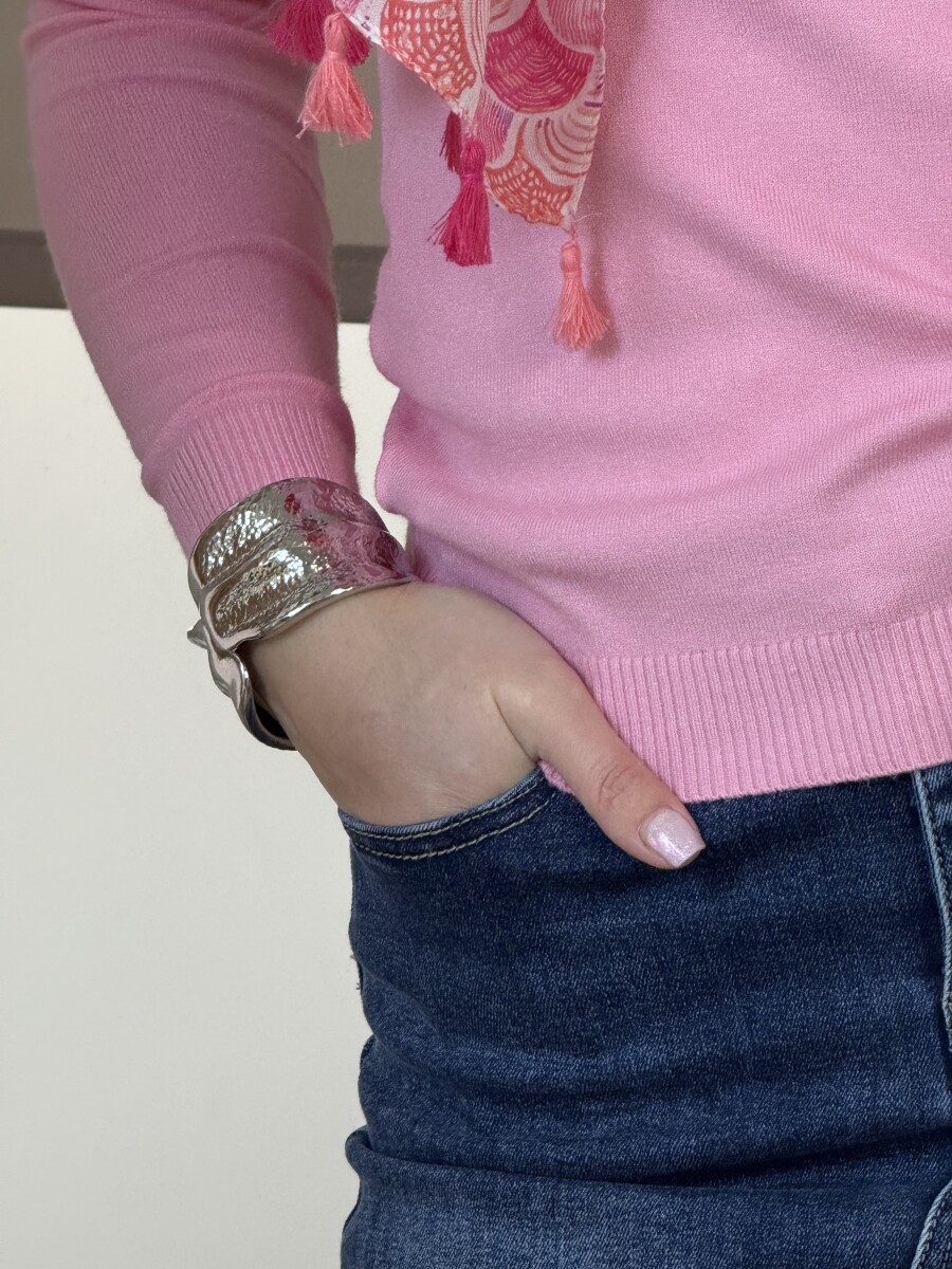 Széles karperec - arany - Kép 5